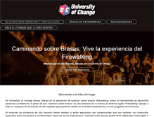 Tablet Screenshot of caminando-sobre-brasas.com